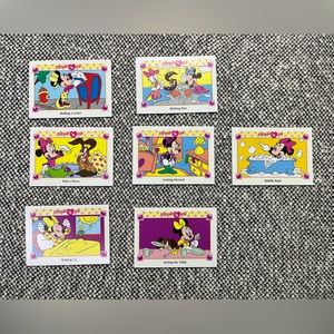 Vintage Minnie and Me Disney Trading Cards - Bundle of 7
